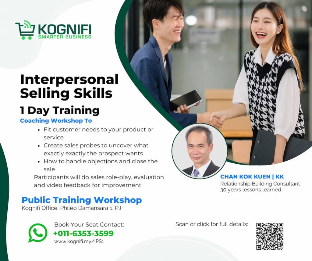 Interpersonal Selling Skills 1 Day Public Training