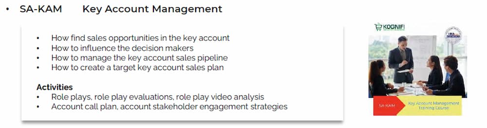 Key Account Management Training Learning Outcome