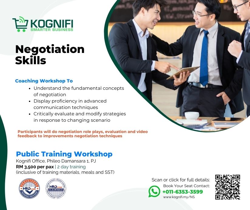 Latihan Awam Kemahiran Perundingan - Kognifi
