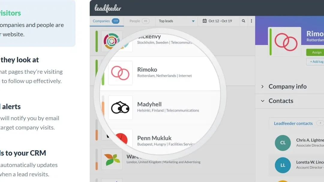 Leadfeeder Review - A Powerful Prospecting Tool for Sales Calls and Campaign Management