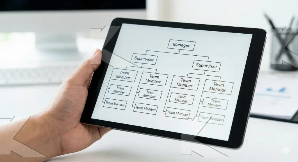 Effective team delegation and structure.