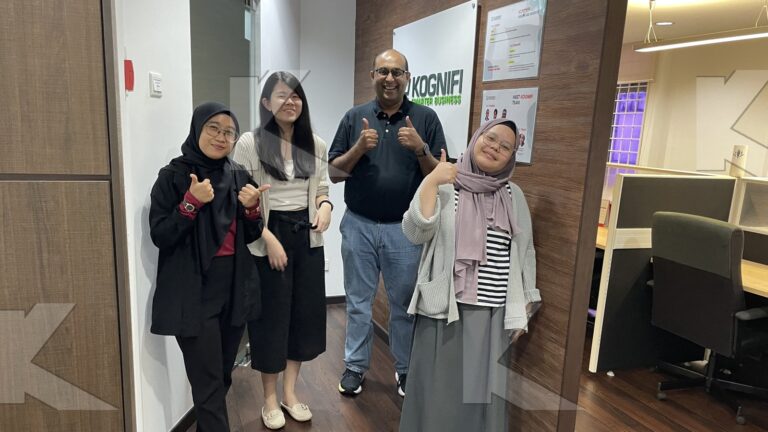 Participants and the trainer after a Kognifi Marketing Management class