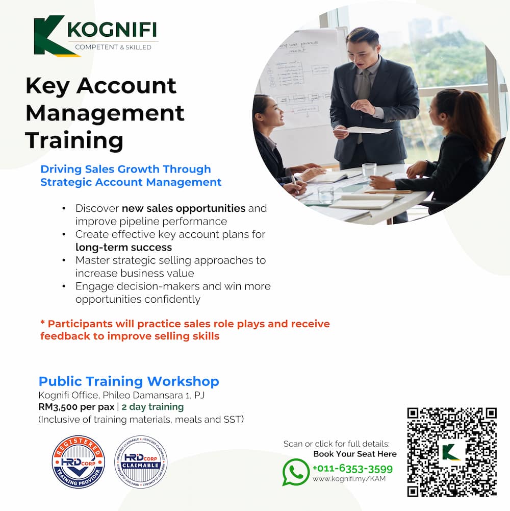 Training for Account Managers: sa kam key account management flyer 2026